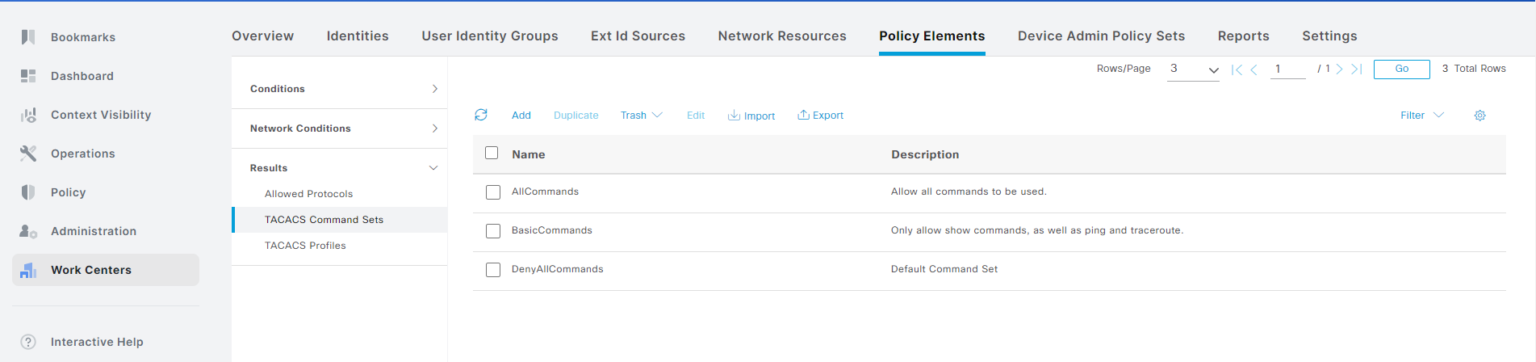 TACACS+ on ISE Deep Dive – Daniels Networking Blog